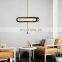 Hot selling metal brass pendant light living room hotel ceiling home decoration lighting clear glass pendant light
