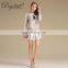 Fashion Skier Jumper Knitting Production Intarsia Women 100% Cashmere Sweater