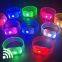 Party Supplies Zone Pulseiras LED iluminadas com controle de zona, Pulseiras LED com controle DMX