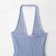 New women's European and American style fashionable elastic neck hanging collar dress
