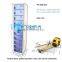 multi commpartment steel storage locker ,cell phone charging station