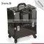 Guangzhou factory cheap price trolley makeup case with trays