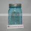 16oz blue glass mason jars wholesale