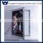 Water-proof outdoor led poster aluminum frame / slim exterior light box with locks