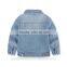 Fashion Children Denim Coat Kids Jacket New Arrival European Style Long Sleeve Cowboy Handsome Boys Coat