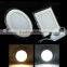 warm white and cool white glass led panel light, SMD5730 led light panel glass, dimmable backlit led panel light