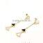 Earring, Resin Beads Sector Charm Linked Lady Fashion Earring, Earring Jewelry Wholesale PT1541