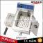 hotel kitchen equipment small size electric industrial fat deep fryer with valve thermostat EFB-101V