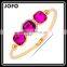Fashion Purple Crystal Bangle Women 18k Gold Plated Bracelet Made In JOFO Jewelry Factory