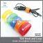 Printed custom logo hook and loop colorful cable strap
