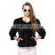 QD30975 Real Knitted Mink Sexy Fur Jacket For Woman Fashion Winter Wear