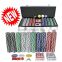 500 PCS Casino Poker Chips Set 11.5 Gram With Game Play Mat and Aluminium Case