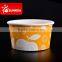 Flexo printing Ice cream paper cup with customer design