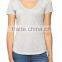 The deep v neck slub cotton t-shirt