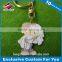 Customized soft enamel medical volunteer metal keychains