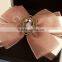 Chiffon Satin Ribbon Rhinestone Dance Ribbon Bows Hair Accessories Hair Clips