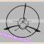 Fashion flower holder wrought iron metal flower pot rack
