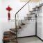 Prefabricated stainless steel wood straight stairs China supplier                        
                                                Quality Choice