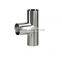 DIN ss304 ss316L Stainless Steel Sanitary threaded hdpe reducing tee