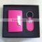 Promotion custom pen keychain gift set