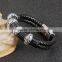 Trending Hot Products 2016 Mens Black Wholesale Leather Bracelets