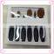 Professional rose gold oval toothbrush makeup brush set                        
                                                                                Supplier's Choice