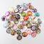 Fashion Snap Jewelry 18mm Glass OM Yoga Ginger Snap Button