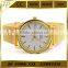 Fashion unisex Quartz Watch Gold Light Metal Mesh Watch Wristwatch Milanese buckle