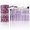 New 18pcs Fashion Professional Soft Cosmetic Tool Make up Brush Set Kit With Pouch AM000191