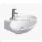 Bathroom wall hung sink half pedestal wall hung basin E8001C