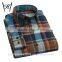 cotton denim slim fit printed button down mens shirts