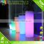 Color changing rechargeable plastic LED flowerpot