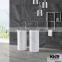 solid surface freestanding basin with solid surface drainer cover