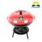Classic Apple Shaped BBQ Grill - Charcoal Barbecue