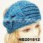 bow knitted winter crochet hairband plain cable knitted headband