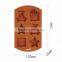 Hot selling durable eco-friendly silicone 3d gummy brear mold