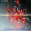 solar christmas star light copper wire high flexible fit for indoor outdoor decoration with 3AA battery case