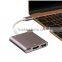 5 Port USB C Extender Hub 3 in 1 Hi-Speed PD2.0 Profile 5 Type C USB 3.1 Hub for iPhone