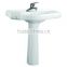 Elegant!!Ceramic cylindrical pedestal basin/Porcelain pedestal wash sink/Basin with pedestal Model 105