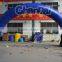 2016 NEW design mini inflatable rain bown blue racing arch