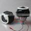 Hot Sale bi Xenon Hid Projector Lens With COB Angel Eyes Headlight Kit for Auto Retrofit H1