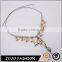 Gold Chain Pendant Anklets Jewelry Alloy Diamond Anklets