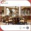 Italy Classic style functional wooden dining room set heavy-duty dining table and chair furniture A15