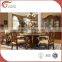 Top grade solid wood rotating round tables European antique dining room furniture A20