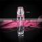 100ml luxury fancy pink glass bottle for cosmetic