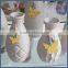 Best selling small size porcelain decoration flower vase