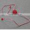 pink round plastic seal hook hang tag for clothing