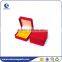 Luxury red color velvet boxes for medals made in china