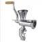 Hot sale manual aluminum alloy meat grinder/meat mixer grinder