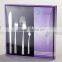 24PCS Stainless Steel Cultery Set Plastic Handle With PVC Box Packing